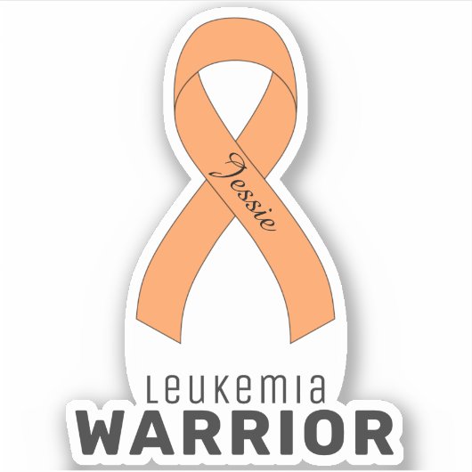 Leukemia Vinyl Sticker (Vorderseite)