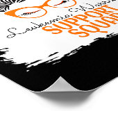 Leukemia Warrior Awareness Support Fehlermeldung f Poster (Ecke)