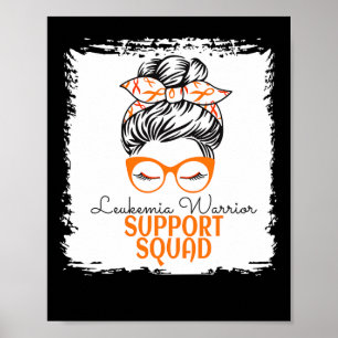 Leukemia Warrior Awareness Support Fehlermeldung f Poster
