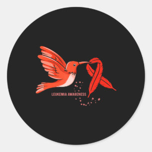 Leukemia Warrior  Leukemia Awareness  Runder Aufkleber
