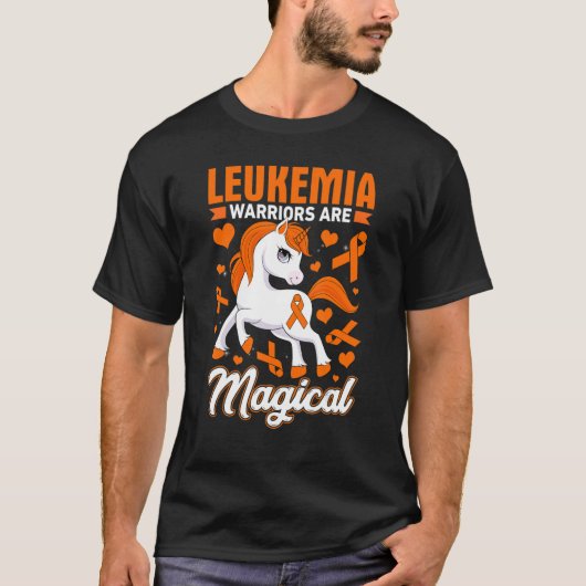 Leukemia Warriors Are Magical Awareness Month Unic T-Shirt (Vorderseite)
