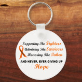 LEUKEMIA zur Unterstützung der Bewunderung 1 Schlüsselanhänger (Vorderseite)