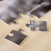 Leukistischer Gepunkteter Zackenbarsch auf Stumpf Puzzle (Seite)