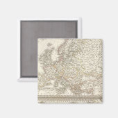 L'Europe 1789, 1813 Magnet (Vorderseite/Rückseite)