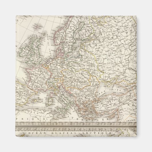 L'Europe 1789, 1813 Magnet (Vorne)