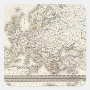 L'Europe 800, 1500 Quadratischer Aufkleber