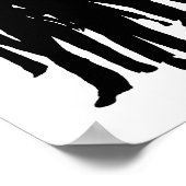 Leute außerhalb des lustigen Posters Poster (Ecke)