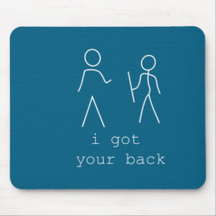 Leute bekamen sarkastischen Stock Humor zurück Mousepad