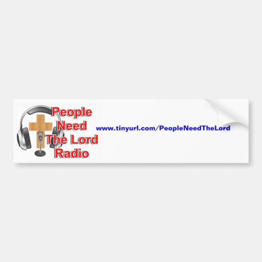 Leute benötigen den Autoaufkleber Lord-Radio (Vorne)