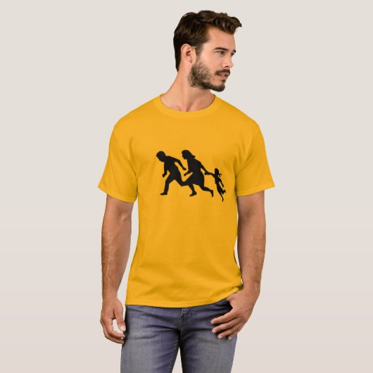 Leute, die auf Autobahn laufen T-Shirt (Vorne ganz)