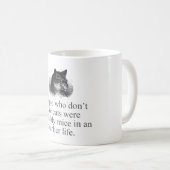 Leute, die Katzen nicht mögen Kaffeetasse (VorderseiteRechts)