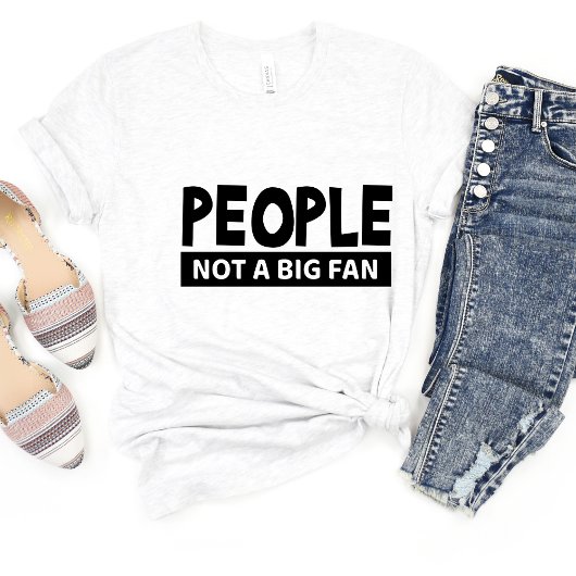 Leute, die keinen Fan Sarcasm Funny Meme T - Shirt