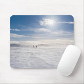 Leute, die über Schnee gehen, Island Mousepad (Mit Mouse)