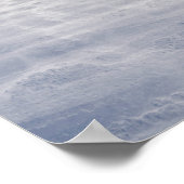 Leute, die über Schnee gehen, Island Poster (Ecke)