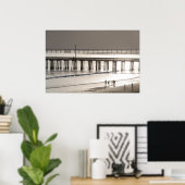 Leute essen Avila Beach Poster (Heimbüro)