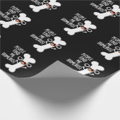 Leute finden mich Humerus Funny Bone Puff Dark BG Geschenkpapier (Ecke)