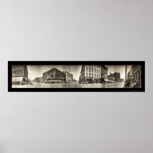Leute-Foto 1911 Sioux City IA Poster