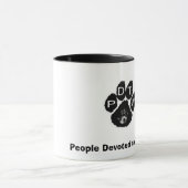 Leute gewidmet Tier-Tasse Tasse (Zentrum)
