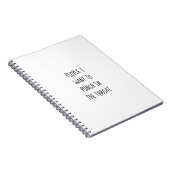 Leute I wollen, um in der Kehle-Raum-Zeitschrift Notizblock (Rechte Seite)