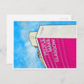 Leute machen Glasgow Postcard Postkarte (Vorne/Hinten)
