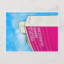 Leute machen Glasgow Postcard Postkarte