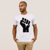 Leute mit Farbe (POC): Pride Fist T-Shirt (Vorne ganz)