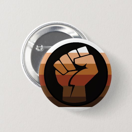 Leute mit farbigem (POC) Stolz Button (Vorne & Hinten)