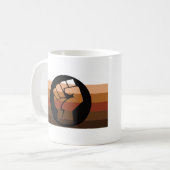 Leute mit farbigem (POC) Stolz Kaffeetasse (Vorderseite Links)