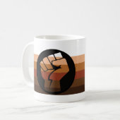Leute mit farbigem (POC) Stolz Kaffeetasse (Vorderseite Links)