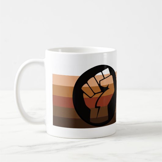 Leute mit farbigem (POC) Stolz Kaffeetasse (Links)