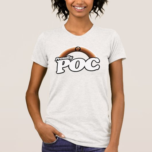 Leute mit farbigem Pride-T - Shirt (Vorderseite)