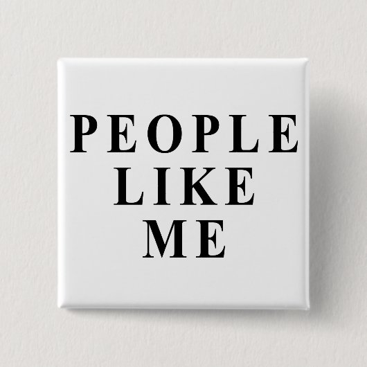 Leute mögen mich button (Vorderseite)