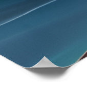 Leute Moon Sand Beach Mondlicht Ozeanpalmen Poster (Ecke)