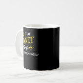 Leute nennen mich Janet Jackson Idol Geschenk Fot  Kaffeetasse (Vorderseite Links)