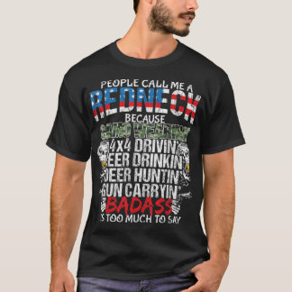 Leute nennen mich Redneck Funny Redneck Geschenk T-Shirt