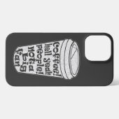Leute nicht ein großer Fan Introvertierte Kaffee L iPhone Hülle (Rückseite (Horizontal))