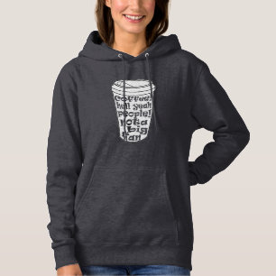Leute nicht ein großer Fan Introvertierter Kaffeel Hoodie