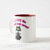 LEUTE-PERSON ZWEIFARBIGE TASSE (Vorderseite Links)