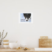 Leute reden - Hunde hören zu Poster (Küche)