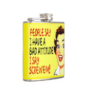 Leute sagen, dass ich eine schlechte Haltung Flachmann (Rechts)