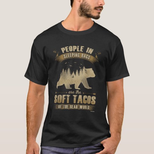 Leute Schlafsack Shirt Funny Camper Geschenk T (Vorderseite)