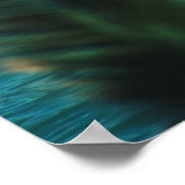 Leute schwimmen am Strand Poster (Ecke)