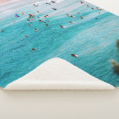 Leute schwimmen am Strand Sherpadecke (3/4)