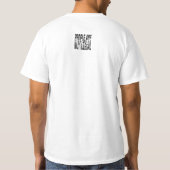 Leute sind nicht illegal T-Shirt (Rückseite)