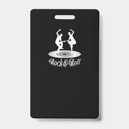 Leute tanzen Rock and Roll Ausweis (Vorderseite)
