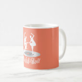 Leute tanzen Rock and Roll Kaffeetasse (VorderseiteRechts)