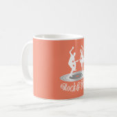 Leute tanzen Rock and Roll Kaffeetasse (Vorderseite Links)