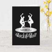 Leute tanzen Rock and Roll Karte (Gelbe Blume)