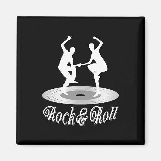Leute tanzen Rock and Roll Magnet (Vorne)