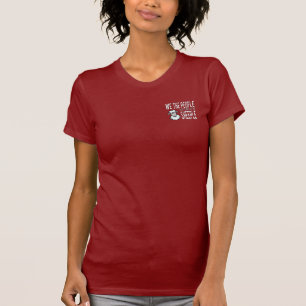 Leute und Sheeple - politischer Humor T-Shirt